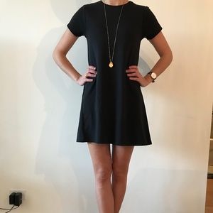 Zara Black Cotton Dress